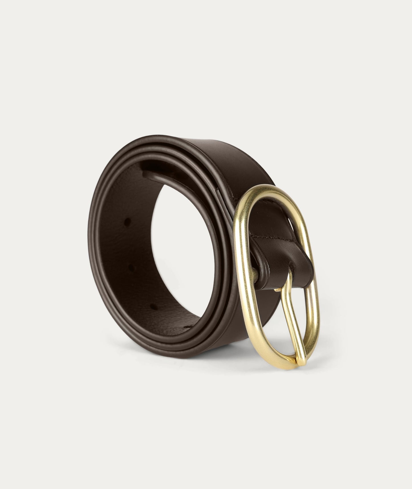 Deadly Ponies | Wide Belt Oval Buckle - Mud/Brass