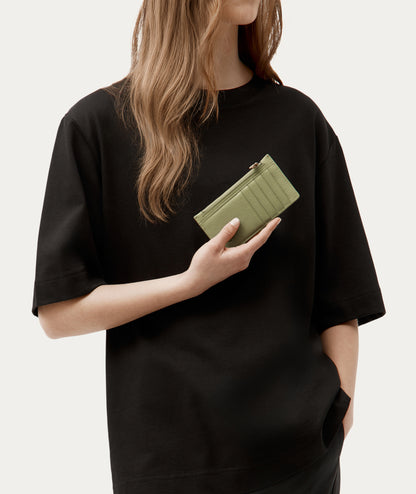 Deadly Ponies | Zip Card Holder - Sage
