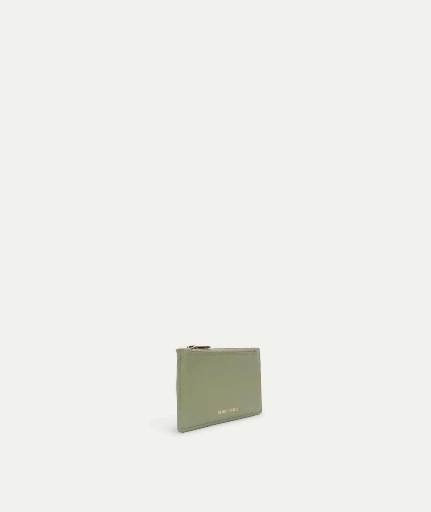 Deadly Ponies | Zip Card Holder - Sage