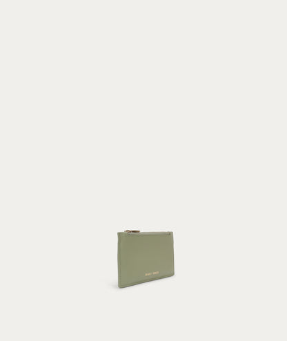 Deadly Ponies | Zip Card Holder - Sage