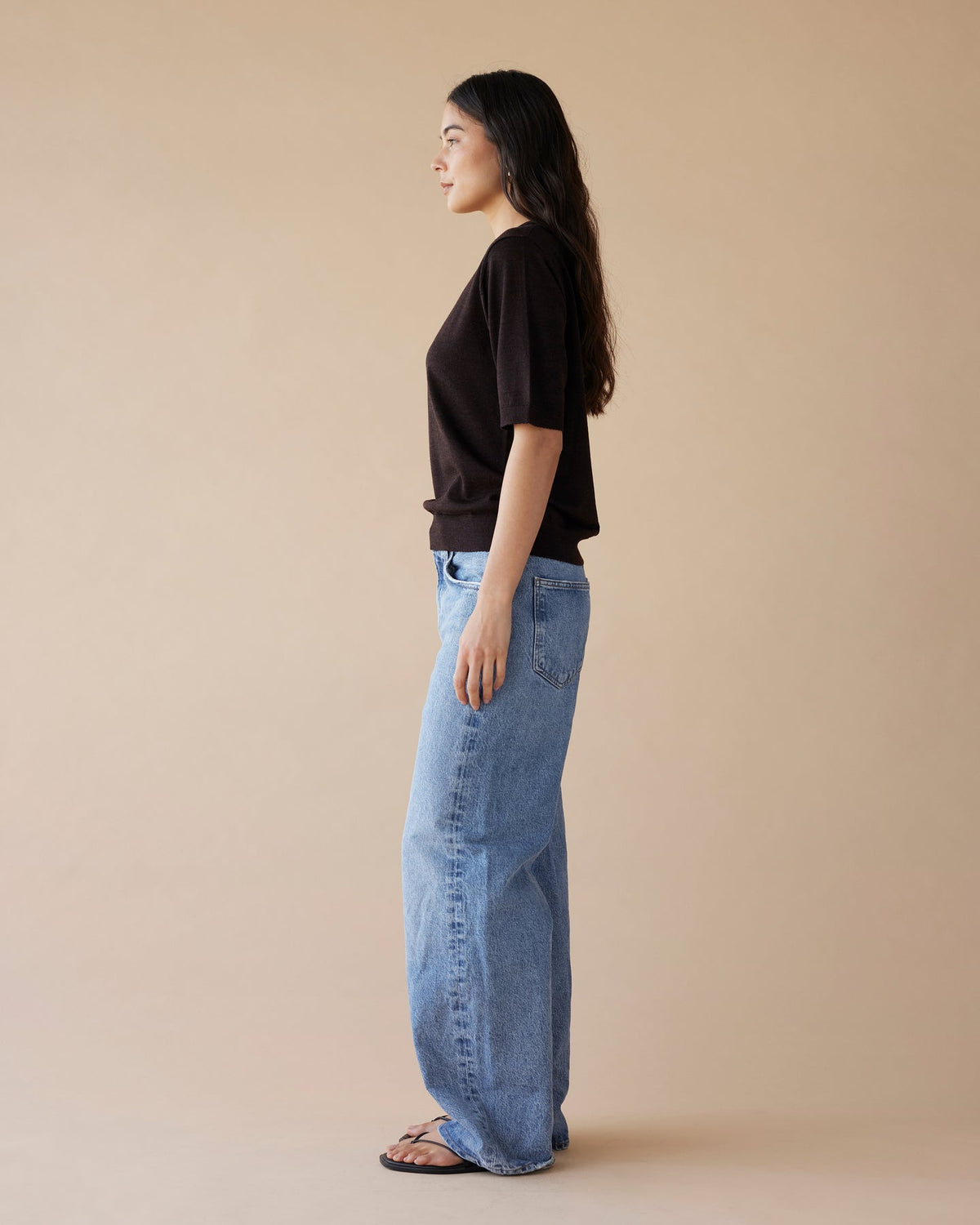 Dear Dylan | Merino Tee - Cocoa