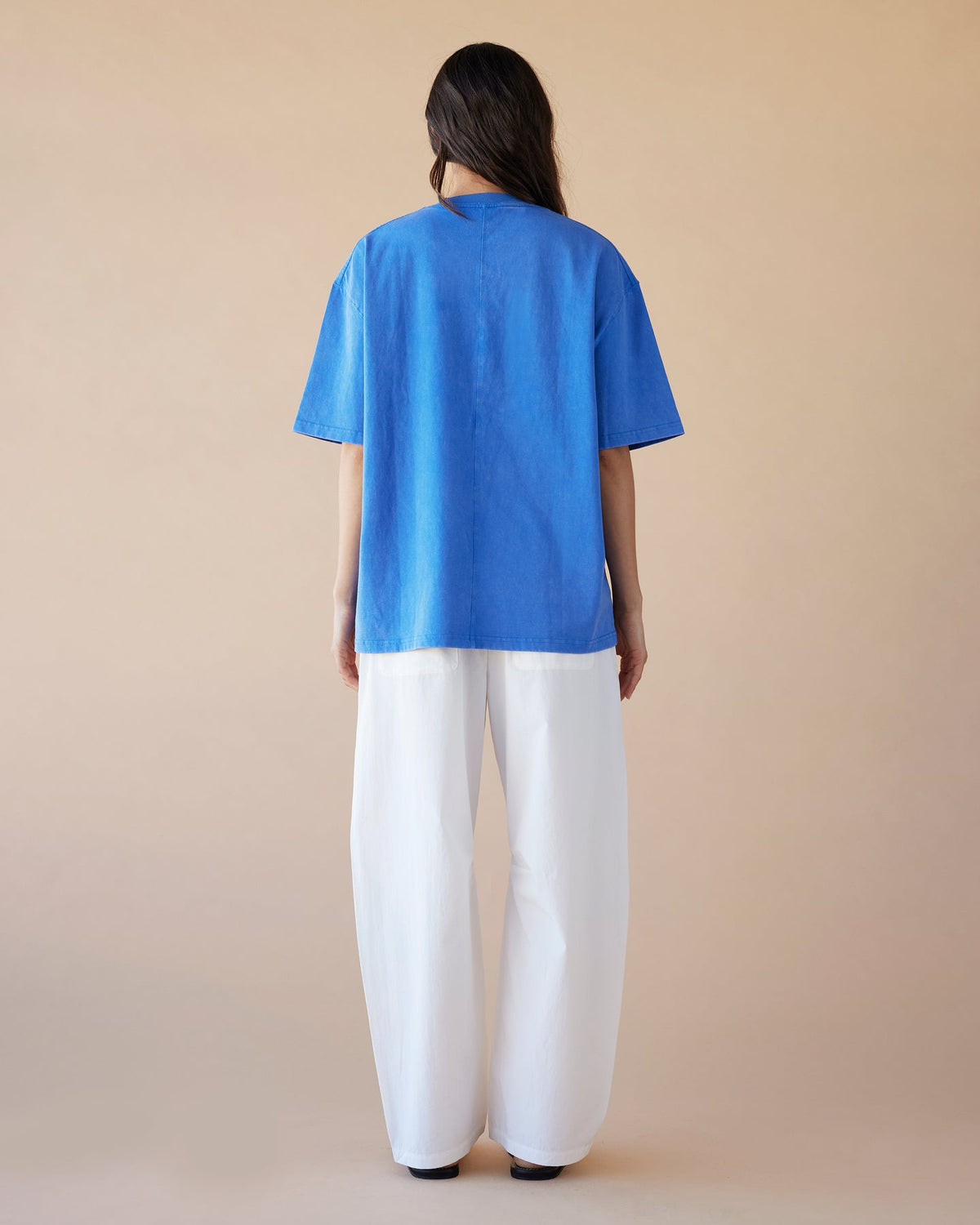 Dear Dylan | Dylan Oversized Tee - Washed Cobalt