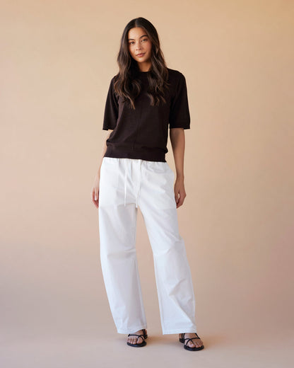 Dear Dylan | Merino Tee - Cocoa