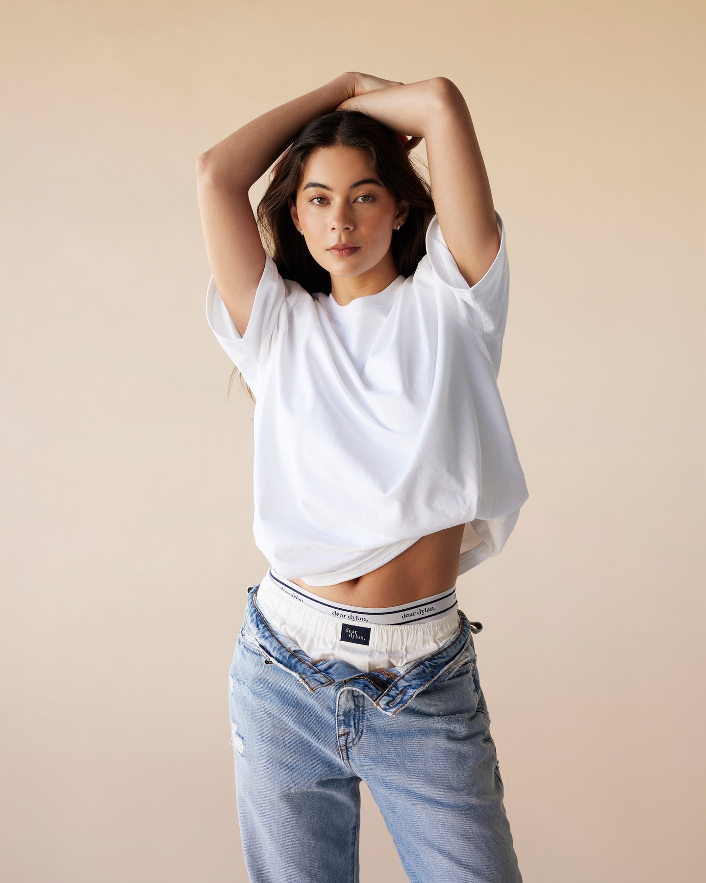 Dear Dylan | Oversized Tee - Blanc