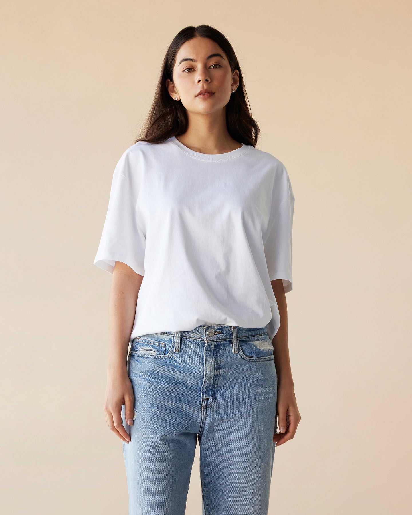 Dear Dylan | Oversized Tee - Blanc