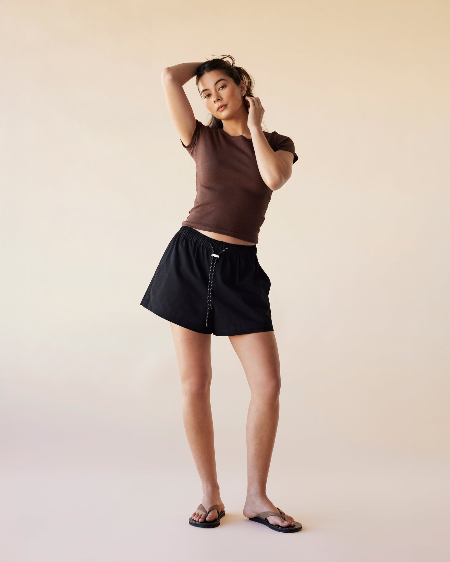 Dear Dylan | Baby Tee - Umber