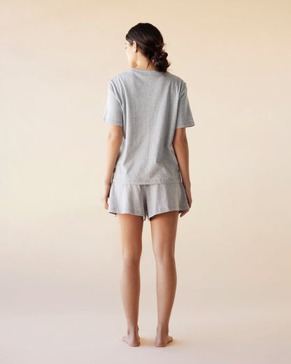 Dear Dylan | Sleep Short - Grey Marle