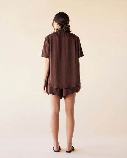 Dear Dylan | Resort Silk Short - Rum