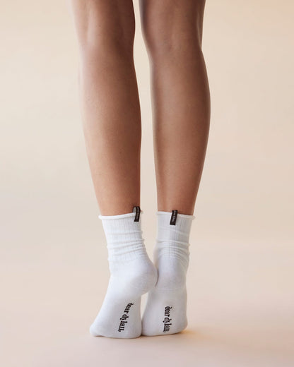 Dear Dylan | Roulé Sock Set - Blanc/GreyMarle