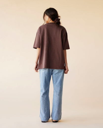 Dear Dylan | Oversized Tee - Umber