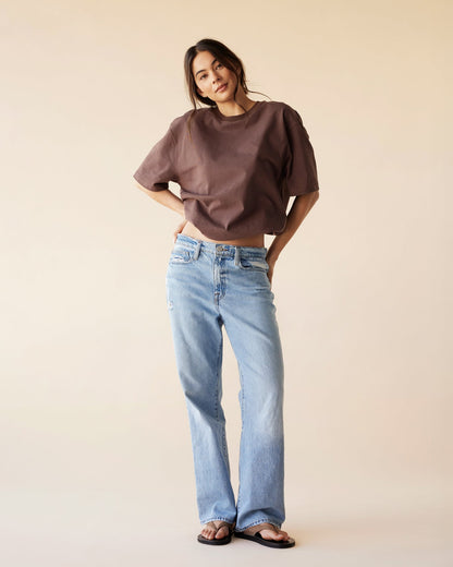 Dear Dylan | Oversized Tee - Umber