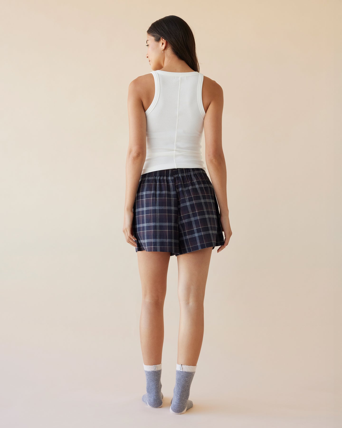 Dear Dylan | Boxer Short - Midnight Plaid