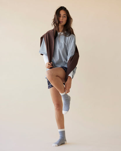 Dear Dylan | Boxer Short - Midnight Plaid