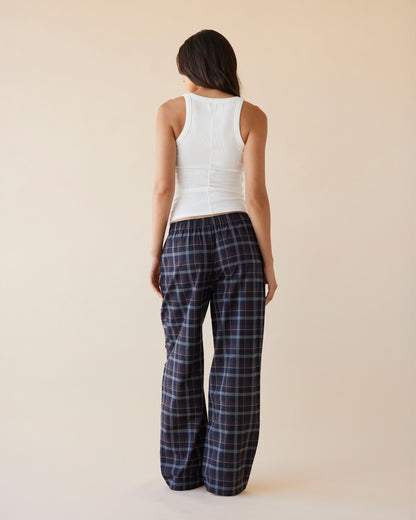 Dear Dylan | Boxer Pant - Midnight Plaid