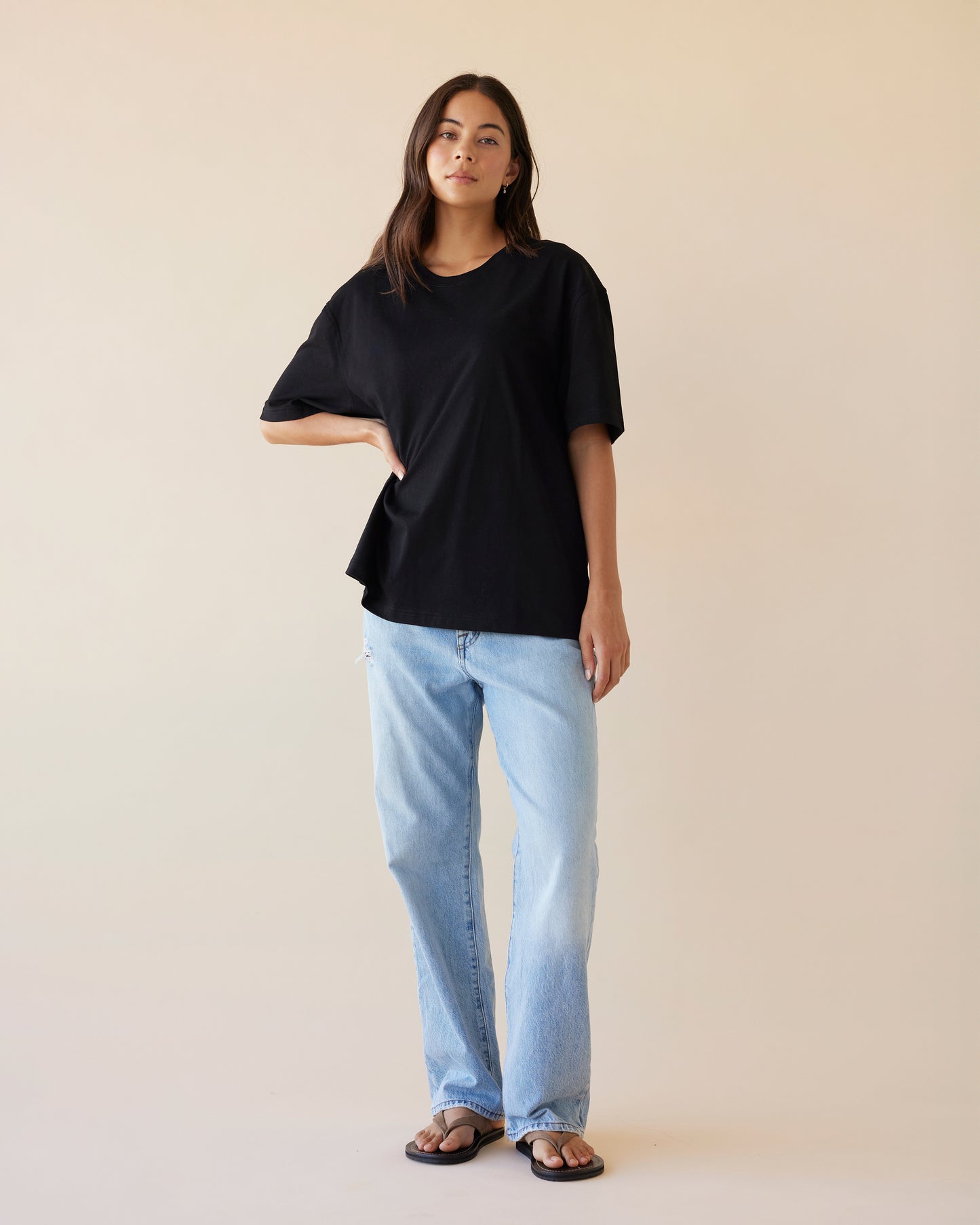Dear Dylan | Oversized Tee - Noir