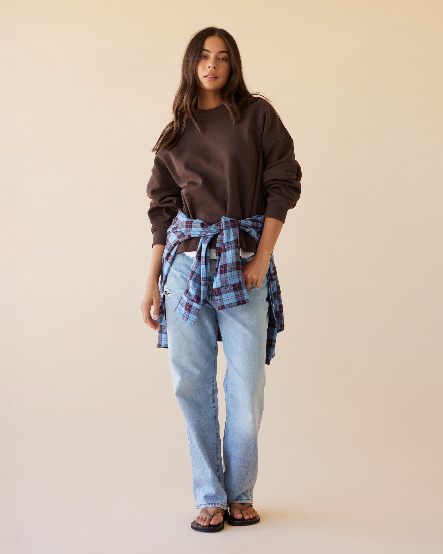 Dear Dylan | Oversized Sweater - Cocoa
