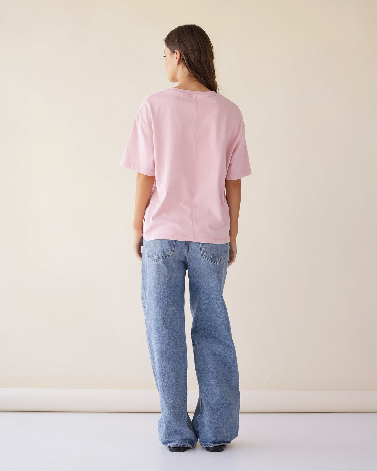 Dear Dylan | Dylan Oversized Tee - Washed Bubblegum