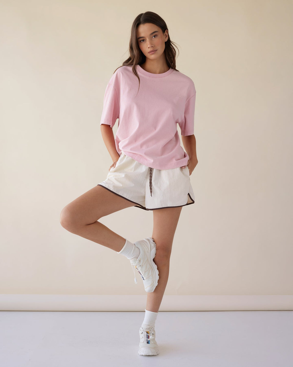 Dear Dylan | Dylan Oversized Tee - Washed Bubblegum