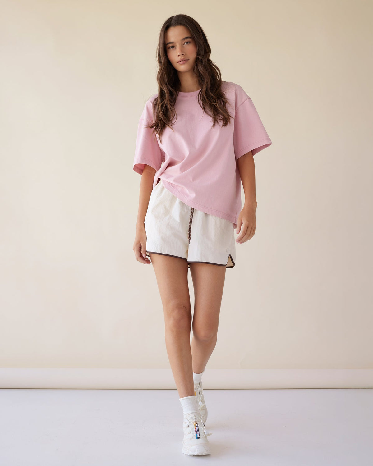 Dear Dylan | Clover Roule Socks - Ivory