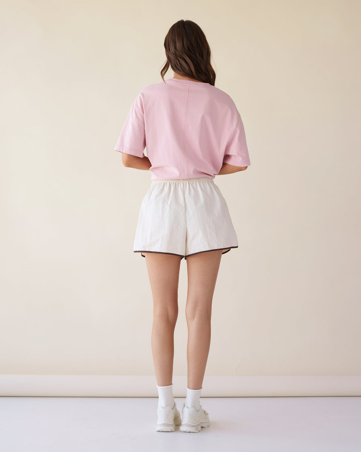 Dear Dylan | Rally Short - Cream / Cocoa