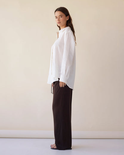 Dear Dylan | Sundown Shirt - Ivory Linen