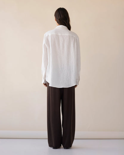 Dear Dylan | Sundown Shirt - Ivory Linen
