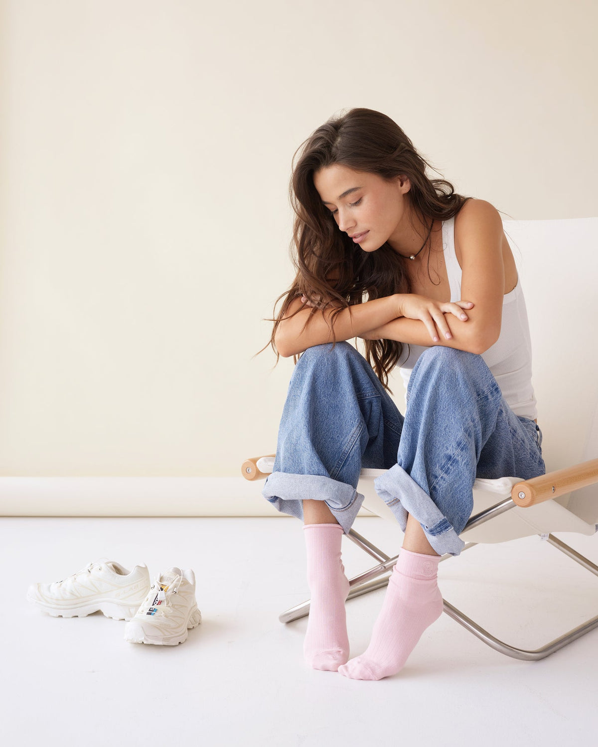 Dear Dylan | Clover Roule Socks - Bubblegum