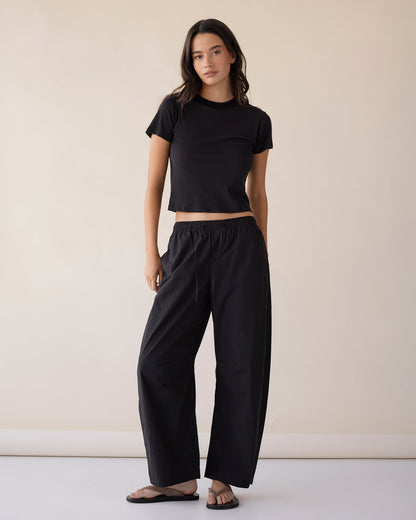 Dear Dylan | Baby Tee - Noir