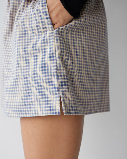 Dear Dylan | Boxer Short - Biscuit Plaid