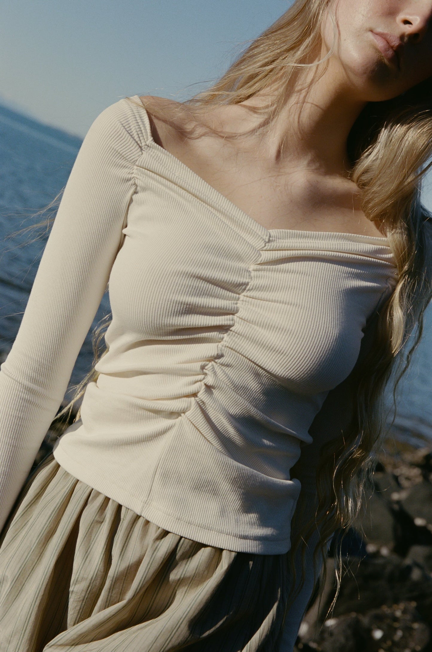 Dominique Healy | Luella Long Sleeve - Vanilla