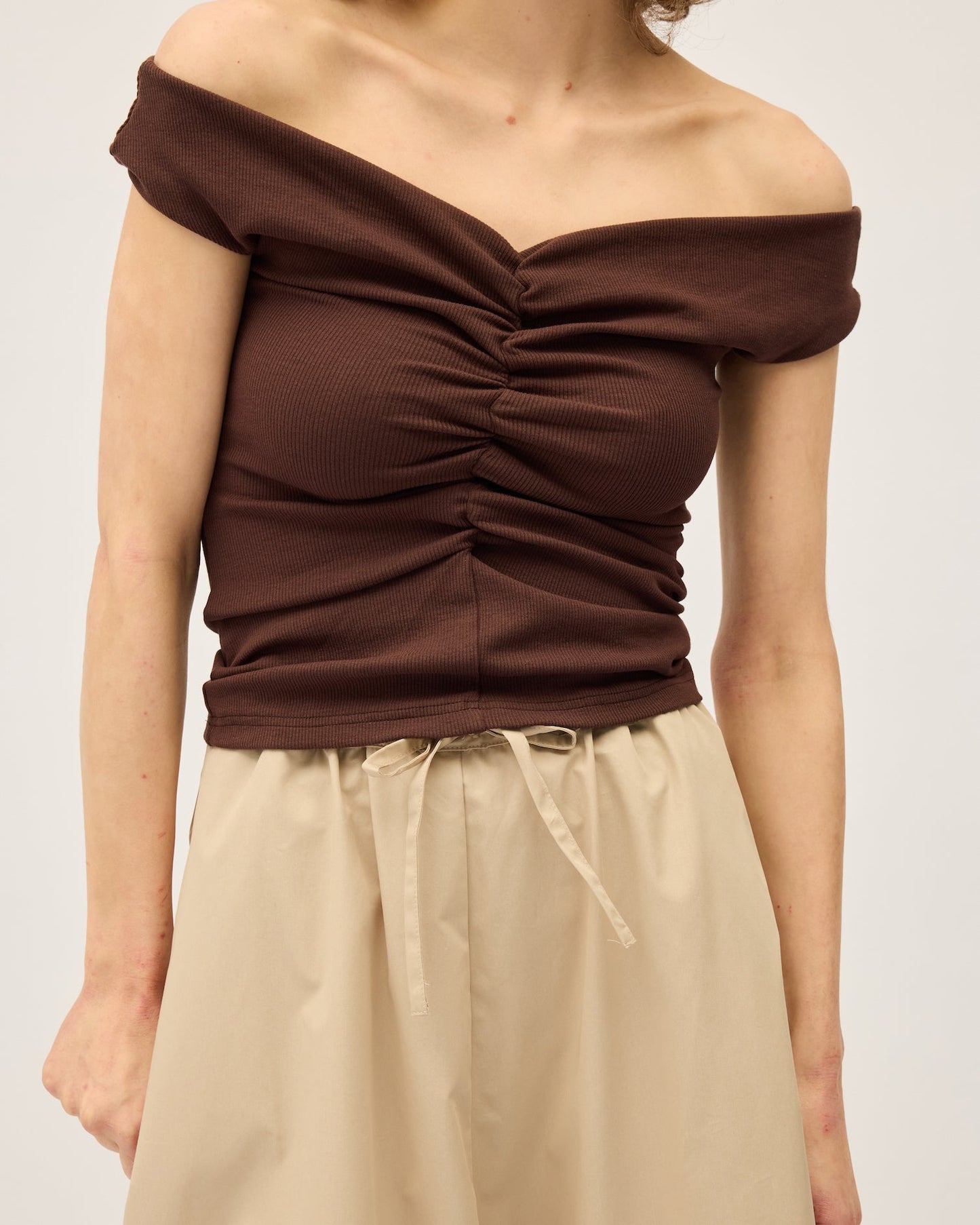 Dominique Healy | Niveah Tee - Chocolate