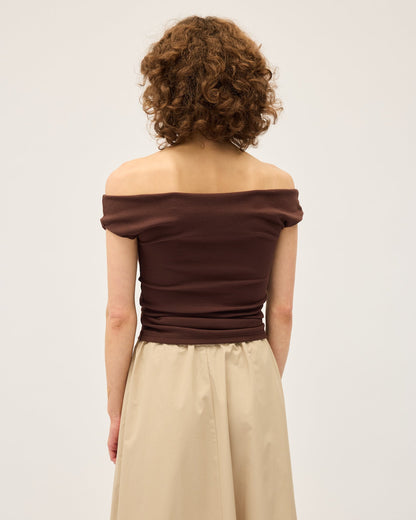 Dominique Healy | Niveah Tee - Chocolate