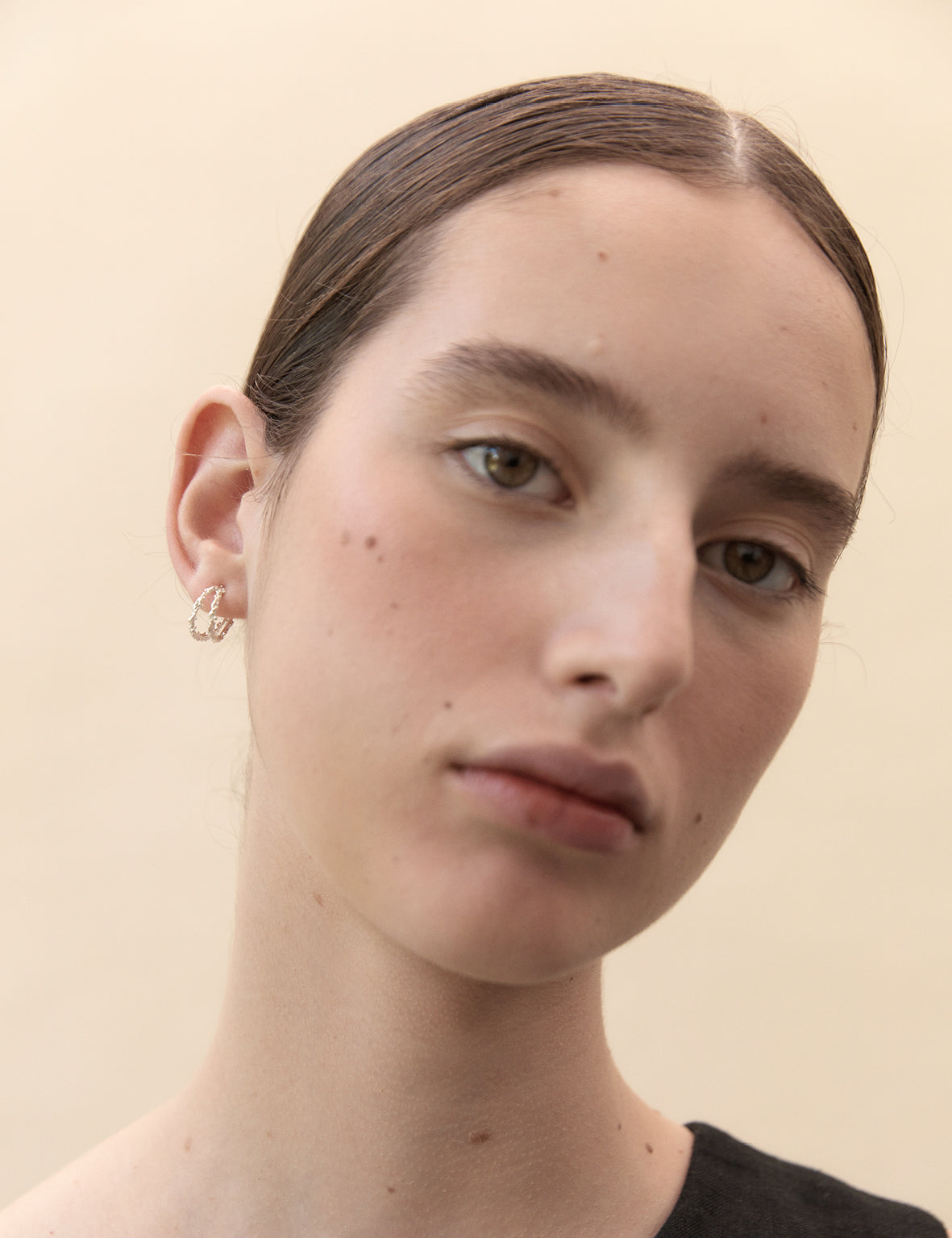 La Tribe | Double Ivy Hoop - Silver