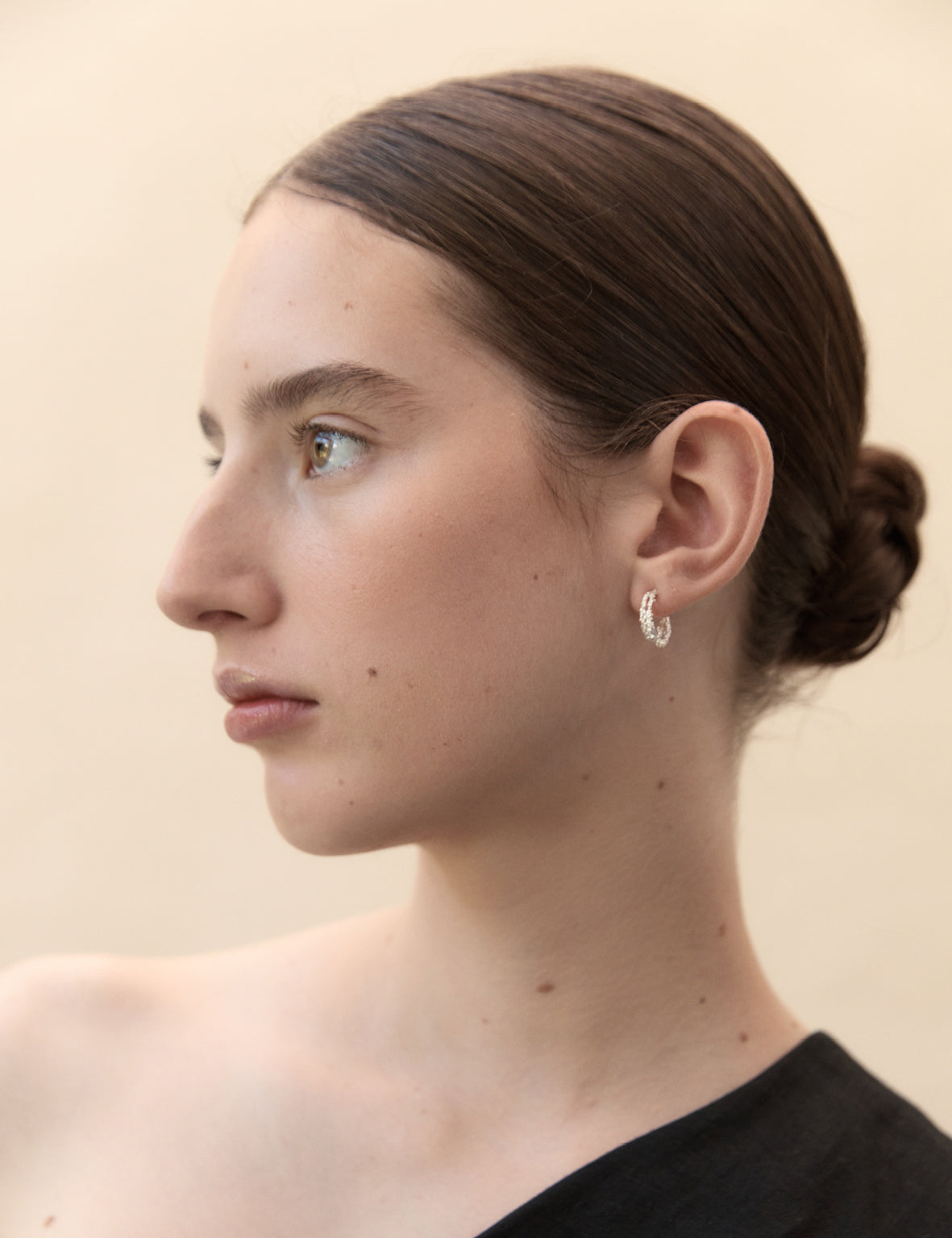 La Tribe | Double Ivy Hoop - Silver