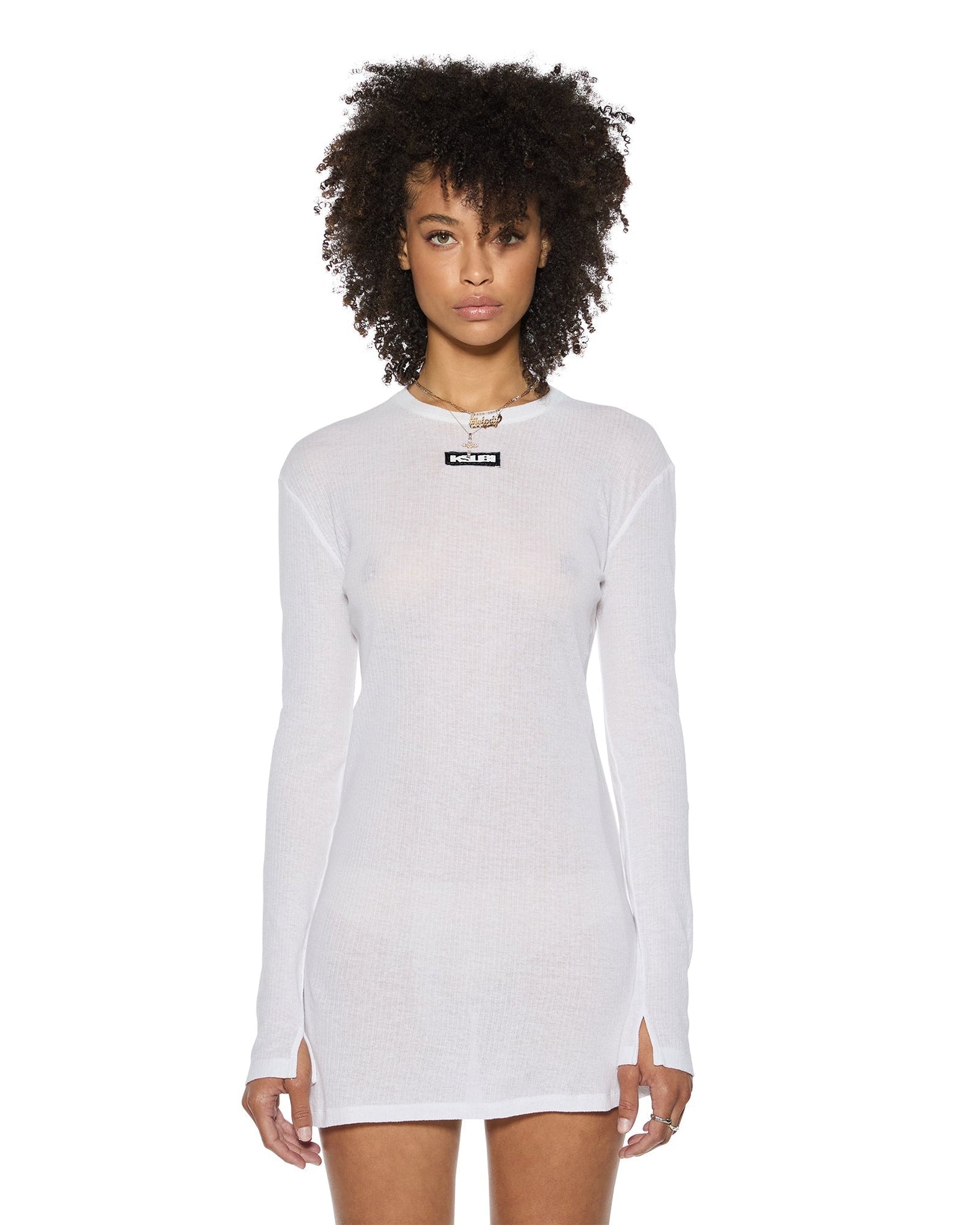 Ksubi | Crawford LS Mini Dress - White