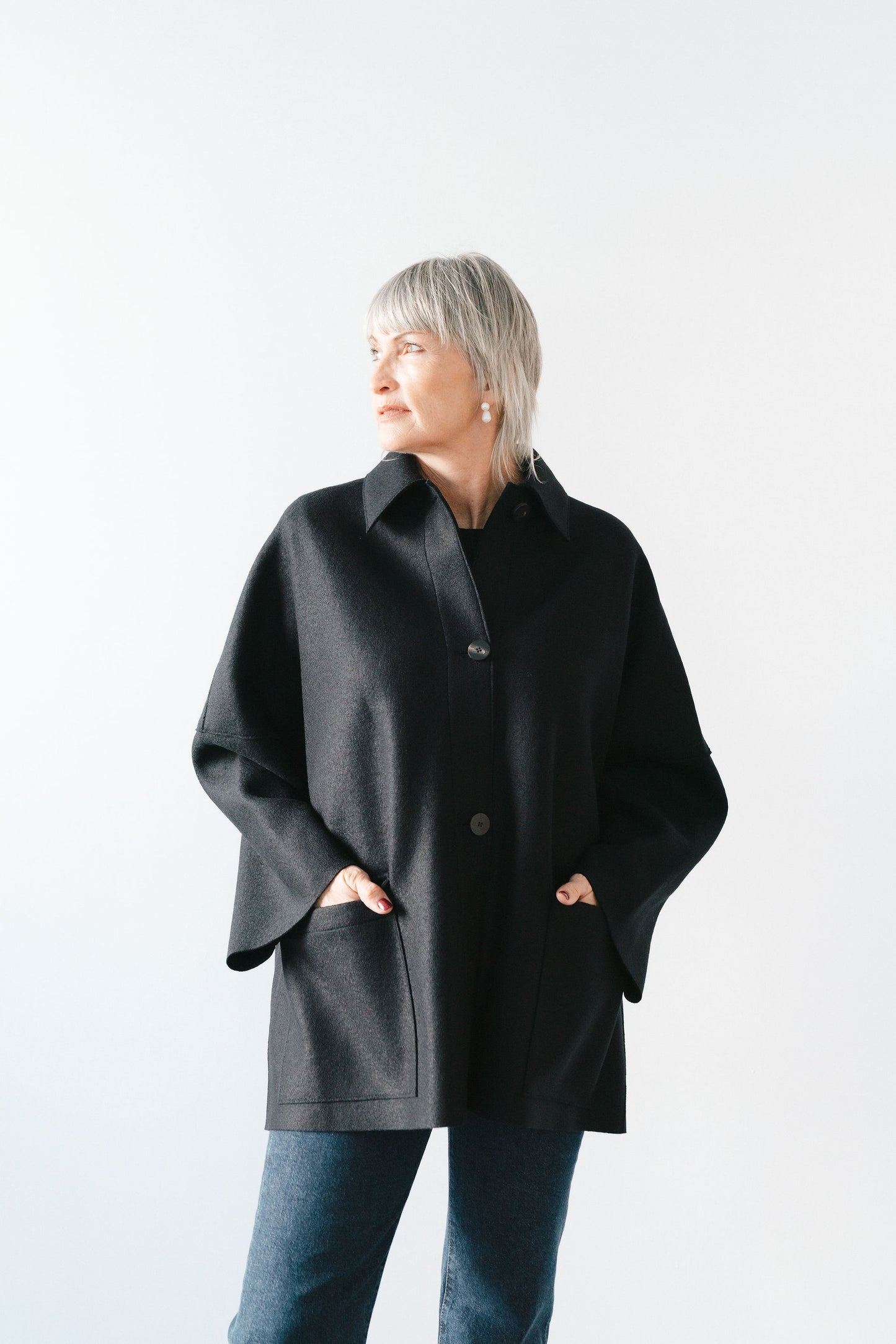 Harris Wharf London | Country Cape - Black