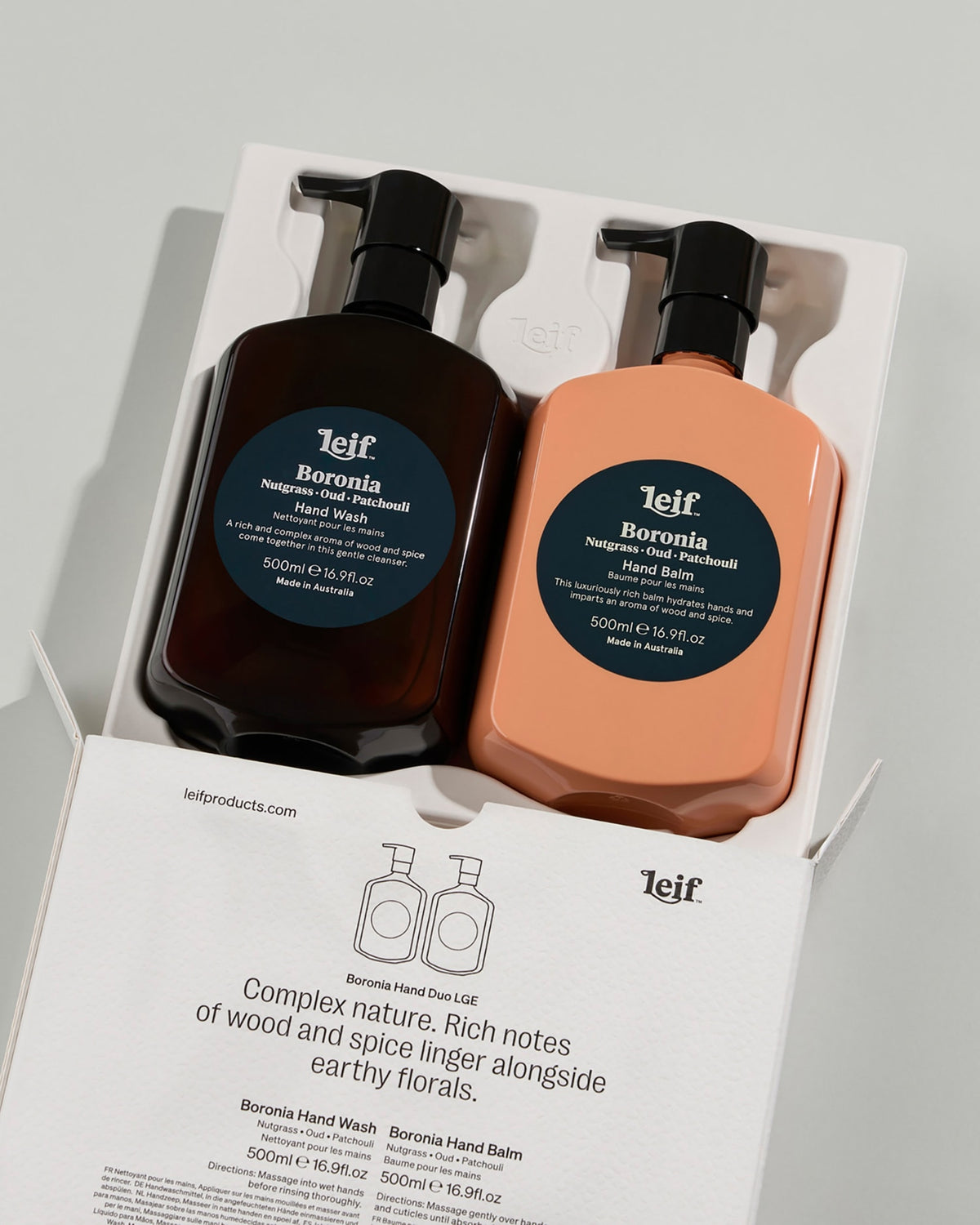Leif | Limited Edition Holiday - Boronia Hand Duo Large