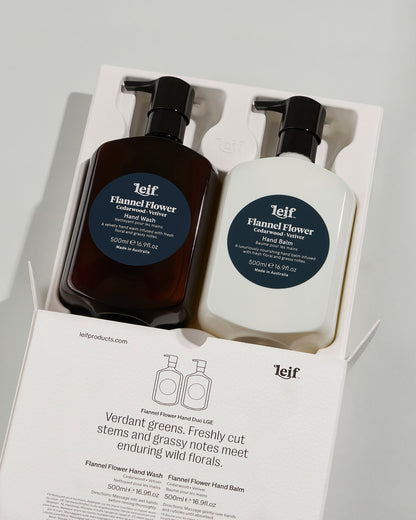 Leif | Limited Edition Holiday - Flannel Flower Hand Duo Large