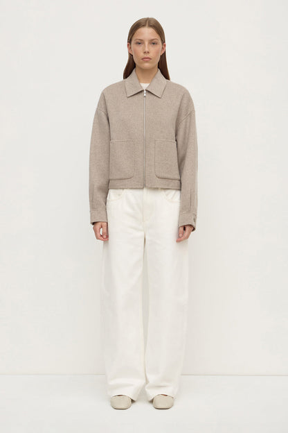 Assembly Label | Dallas Wool Jacket - Pebble