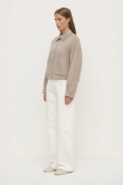 Assembly Label | Dallas Wool Jacket - Pebble