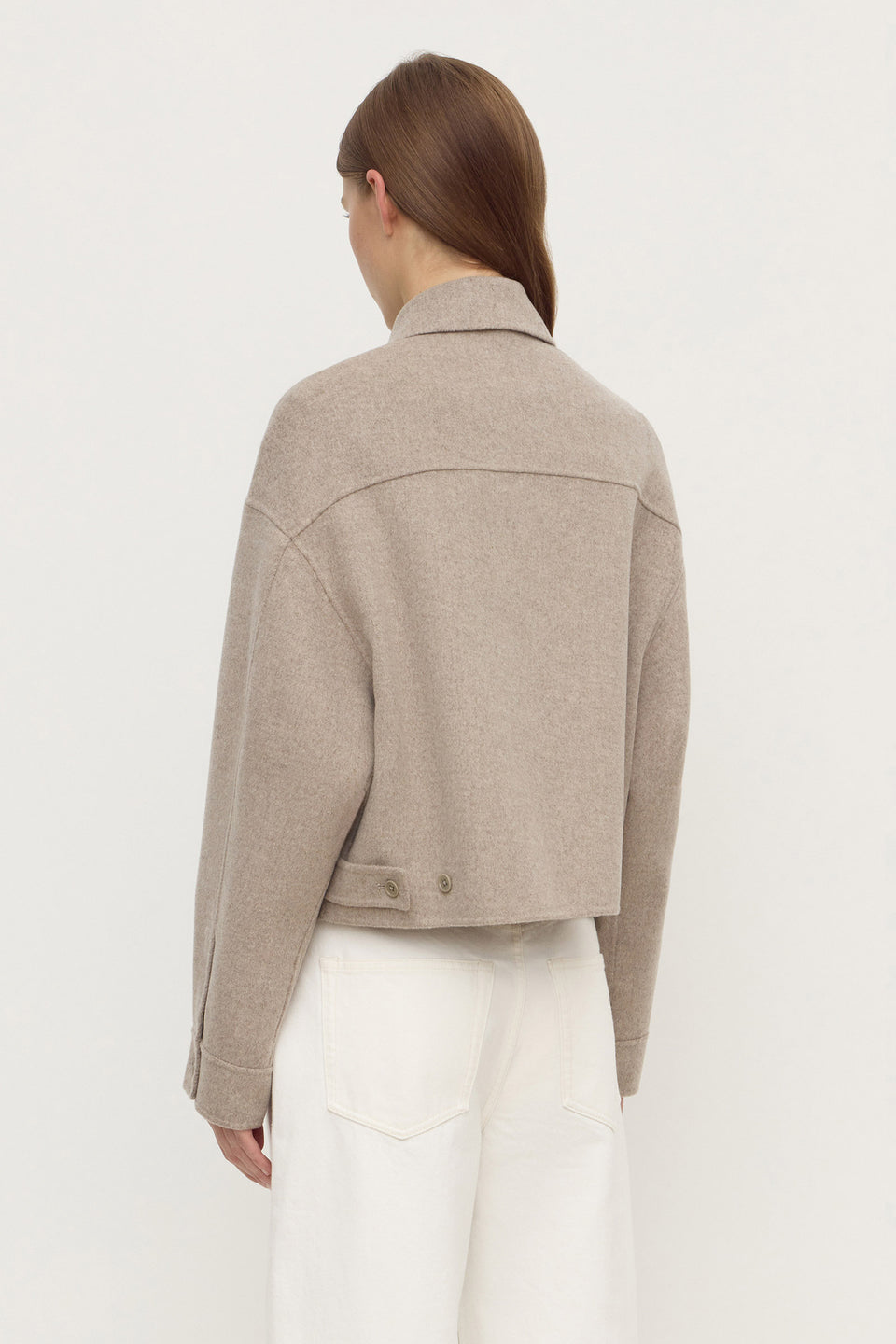 Assembly Label | Dallas Wool Jacket - Pebble