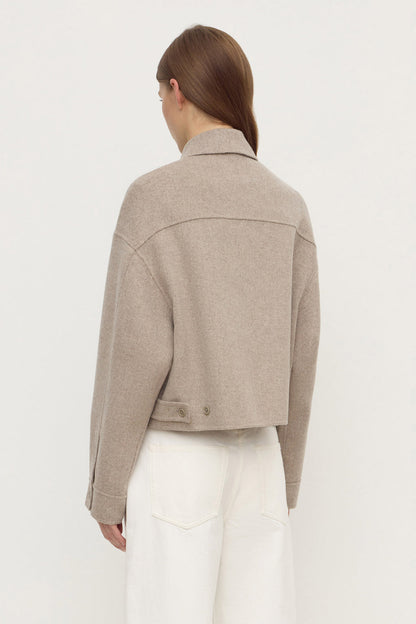 Assembly Label | Dallas Wool Jacket - Pebble