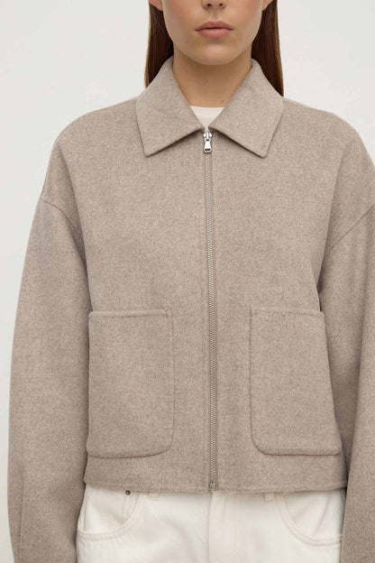 Assembly Label | Dallas Wool Jacket - Pebble