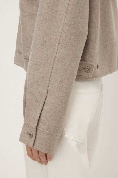 Assembly Label | Dallas Wool Jacket - Pebble