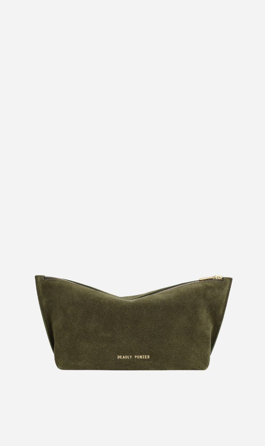 Deadly Ponies | Poucher Grande - Kale Suede