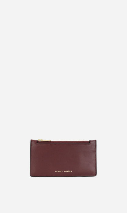 Deadly Ponies | Card Holder - Radicchio