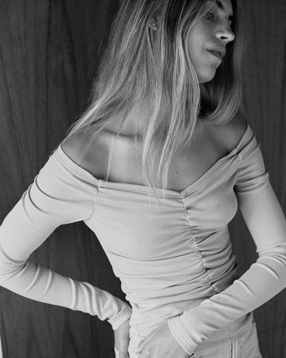 Dominique Healy | Luella Long Sleeve - Vanilla