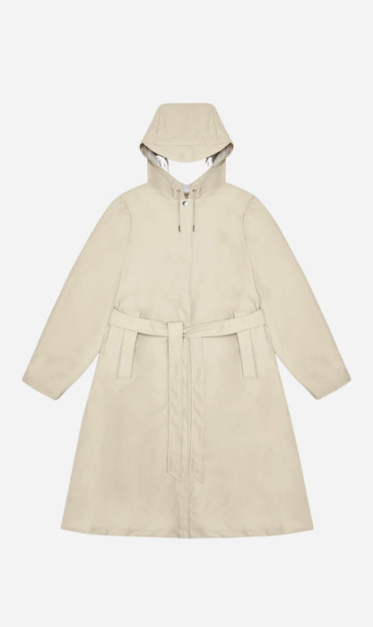 Rains | A Line Longer Jacket - Dune