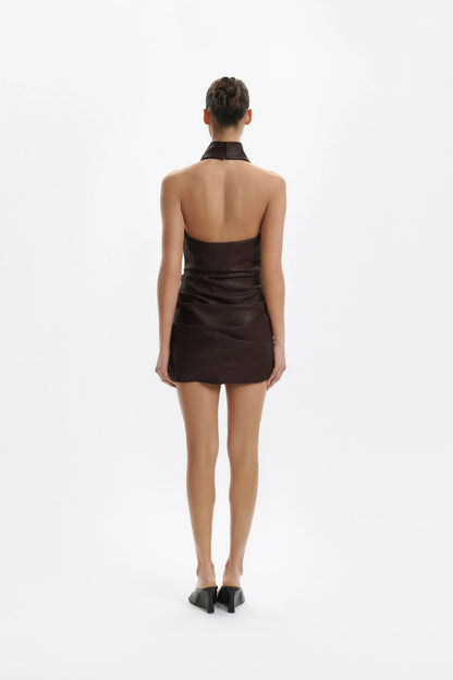 One Of Others | Alta Mini Dress - Deepest Brunette