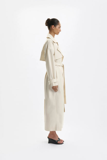 One Of Others | Ares Duster Coat - Ecru